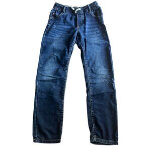 Gap Denim Boys L Denim Jeans Stretch Slim Cotton Blend Tie Waist Comfort Classic